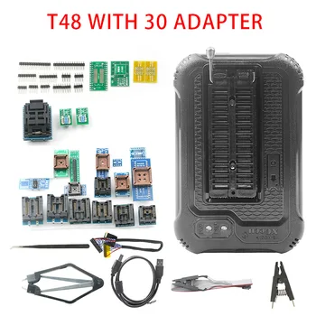 T48 + 30 адаптеров Nand Flash AVR PIC Bios USB Универсальный программатор Minipro с калькулятором быстрого программирования TSOP48 BGA48 BGA48-TSOP48