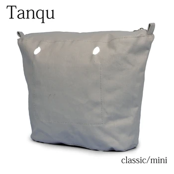 TANQU Новая Водонепроницаемая внутренняя сумка-органайзер, вставной карман на молнии для Classic Mini Obag, холщовый материал для O Bag