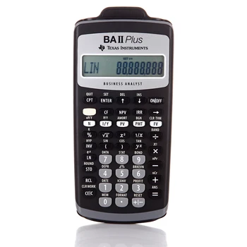 Ti BA II Плюс 12 цифр, пластиковый светодиодный калькулятор, калькулятор финансовых расчетов, финансовый калькулятор для студентов