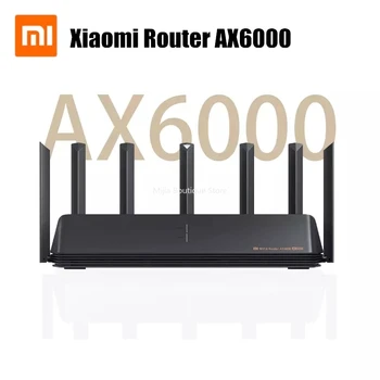 Xiaomi AX6000 AIoT Маршрутизатор 6000 Мбит/с WiFi6 VPN 512 Мбит/с Процессор Qualcomm Сетчатый Ретранслятор Внешнего сигнала Сетевой Усилитель Mi Home
