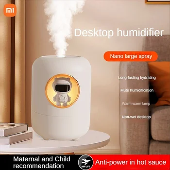 Xiaomi Mijia Astronaut Увлажнитель воздуха для дома, Немой Мини Портативный кондиционер для Офиса, аппарат для ароматерапии эфирными маслами