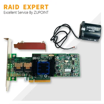 ZUPOINT Adaptec ASR-6805T RAID-контроллер Crad 512 МБ Кэш-памяти 6 Гбит/с SAS SATA Карта расширения PCI-E + BBU