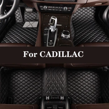 Автомобильный коврик HLFNTF Full surround на заказ для CADILLAC XTS 2012-2018, водонепроницаемые автомобильные запчасти, автомобильные аксессуары, автомобильный интерьер