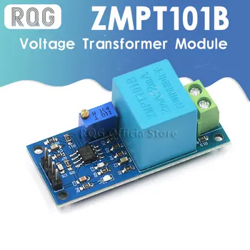 Активный модуль однофазного трансформатора напряжения Датчик выходного напряжения переменного тока Усилитель взаимной индуктивности для Arduino Mega ZMPT101B