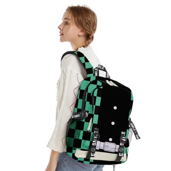 Аниме Периферийный Призрачный истребитель Лезвий, рюкзак, школьная сумка, дорожный детский рюкзак, Школьный рюкзак для мальчиков и девочек, рюкзак с подсветкой