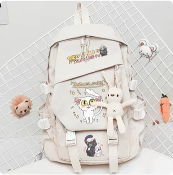 Аниме Сузуме, школьный рюкзак, Компьютерная повседневная сумка большой емкости, студенческая сумка-мессенджер 1753
