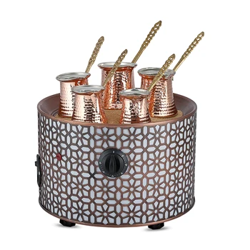 Аутентичная турецкая Электрическая кофеварка с горячим песком, нагревательная машина Светло-коричневого цвета 110 В - 220 В Для кухни и столовой