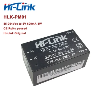 Бесплатная доставка 70 шт./лот HLK-PM01 220 В до 5 В 3 Вт AC DC Модуль преобразователя мощности CE RoHS
