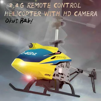 Вертолет с дистанционным управлением, радиоуправляемая HD-камера 720P, 2,4 G, 4-канальный самолет, Wi-Fi, воздушная съемка, как у детских игрушек Helicoptero