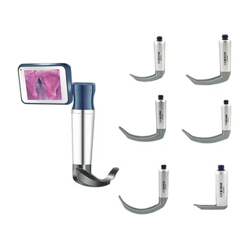 Видео-ларингоскоп для анестезии дыхательных путей Цена видео Полный комплект с 6 лезвиями