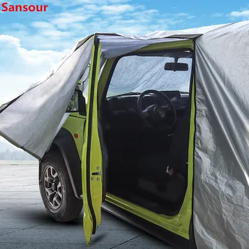 Внешние Аксессуары Sansour Для Jimny 2019 2020 Автомобильный Чехол Открытый Непромокаемый Пылезащитный Солнцезащитный Чехол Для Suzuki Jimny