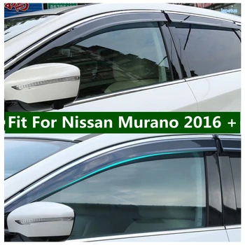 Внешние запасные части Lapetus для Nissan Murano 2016-2021, Козырек для наружного окна автомобиля, Защита от Солнца, Дождевик, Защитная крышка, 4 шт.