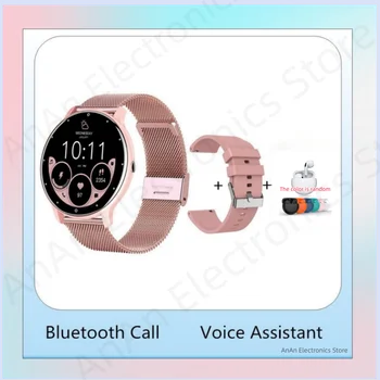 Водонепроницаемые женские умные часы Bluetooth Call Voice Assistant 1,39 