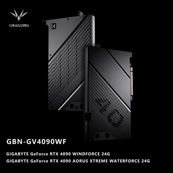 Водяной блок Bykski Granzon Для GIGABYTE AORUS RTX 4090 XTREME WaterForce/WindForce 24G, Медное охлаждение видеокарты, GBN-GV4090WF