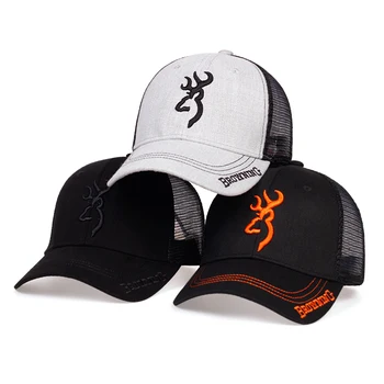 высококачественная бейсболка с вышивкой BROWNING, мужская шляпа в стиле хип-хоп, женская летняя дышащая сетчатая кепка, уличная солнцезащитная шляпа, дальнобойщик h