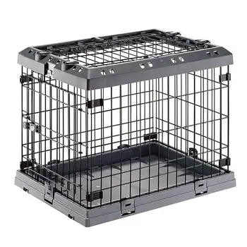 Гибрид ЭКО-ящика для собак и манежа, 30-дюймовый ящик для собак, серый