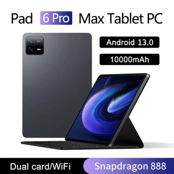 Глобальная версия Оригинальный Планшет Pad 6 Pro 2023 Android 13 Snapdragon 888 16 ГБ 512 ГБ 11-дюймовый HD-экран 5G Wifi Android Tablet PC