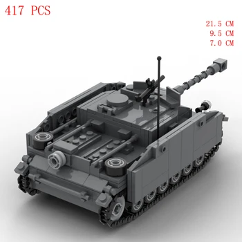 горячая военная униформа Второй мировой войны Немецкая армия военное оружие Нападения Пушки III танк G SDKFZ-142 транспортные средства оборудование Строительные Блоки модель кирпичи игрушки