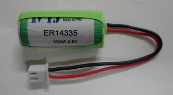 Горячая НОВИНКА ER14335 14335 3,6 В 2/3AA 1001 мАч-1601 мАч литиевая батарея с высокопроизводительным управлением ПЛК в разъеме для литий-ионных аккумуляторов