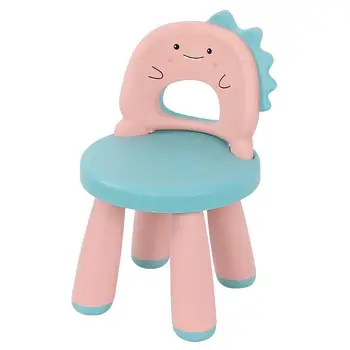 Детский настольный стул мультяшный стул для малышей, детский стул с динозавром, полная спинка, хорошая прочность, нескользящая накладка, двойное утолщение