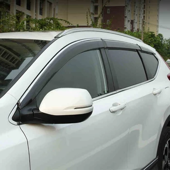 Дефлектор окна, защита от дождя, козырек, защита от навеса, Вентиляционная панель, автомобильные аксессуары для Honda CRV CR-V Hybrid 2017-2021