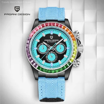 Дизайн PAGANI Rainbow Circle, Роскошные автоматические часы для мужчин, Спортивные механические наручные часы для мужчин, часы для дайверов из нержавеющей стали, Новинка 2023