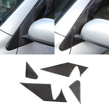 Для 2006-12 Toyota RAV4 мягкий автомобильный стайлинг из углеродного волокна, автомобильная передняя треугольная декоративная наклейка, аксессуары для защиты экстерьера автомобиля