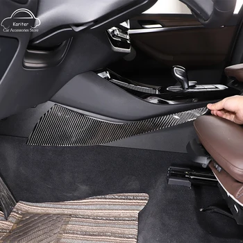 Для BMW X3 G01 2022 Мягкая карбоновая накладка на центральную консоль автомобиля Декоративная наклейка Аксессуары для защиты интерьера
