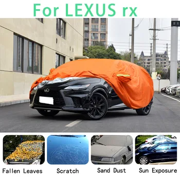 Для LEXUS rx водонепроницаемые автомобильные чехлы супер защита от солнца, пыли, дождя, автомобиля, защита от града, автозащита