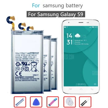 Для Samsung GALAXY S9 G9600 Для Samsung Батарея EB-BG960ABE EBBG960ABE G960F SM-G960 Подлинная Замена аккумулятора телефона 3000 мАч