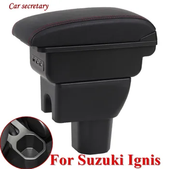Для Suzuki Ignis Коробка для подлокотников Коробка для содержимого Центрального магазина Товары Для хранения подлокотников в салоне Аксессуары для стайлинга автомобилей 2016-2018