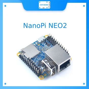 Дружественная плата разработки NanoPi NEO2 Allwinner H5 для четырехъядерной 64-разрядной гигабитной сети A53 Ubuntu, DietPi