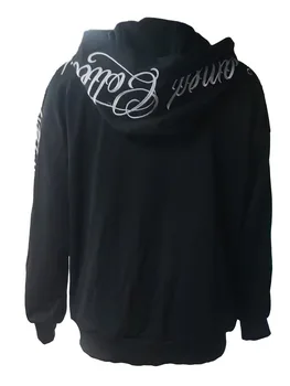 Женская толстовка Оверсайз с длинным рукавом и буквенной вышивкой на молнии и карманами - Y2K E-Girl Streetwear Essential