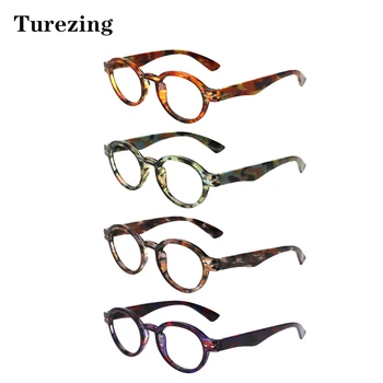 Женские очки для чтения TUREZING, круглые, модные, HD, высококачественные, портативные, удобные, большие линзы по рецепту для мужчин