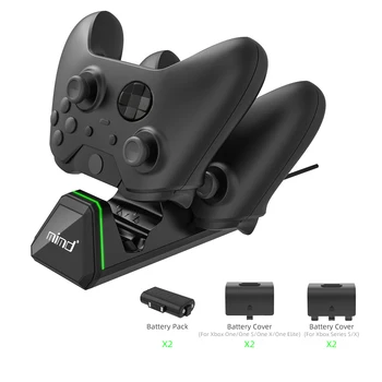 Зарядное устройство для контроллера для Xbox серии X/S, док-станция для быстрой зарядки с двумя USB-ручками для контроллера Xbox One 