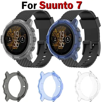 Защитный чехол из ТПУ для Suunto 7 GPS, спортивный защитный чехол, смарт-часы, браслет, красочный защитный чехол