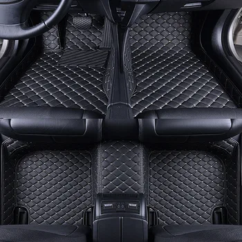 Изготовленные на заказ Кожаные автомобильные коврики для Mazda 3bl 2008-2014 Автоаксессуары Tapete Automotivo Para Carro Для Укладки Интерьера
