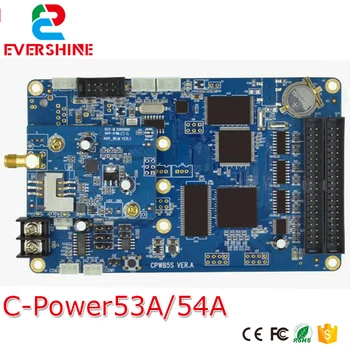 карта управления светодиодным дисплеем с высокой серой шкалой c-power 5 серии полноцветная карта 53a 54a с модулем 3G/4G RS232/485