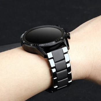 Керамические Ремешки на Запястье Для Huawei Watch GT 2 Pro/GT2 46 мм 2E Smart Watch Bands Роскошные 22 мм Сменные Ремешки Для Honor Magic Correa