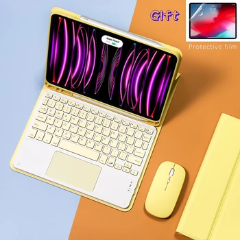 клавиатура Беспроводная Мышь Magic Для iPad Pro 11 Case 2021 2020 Air 4 10,2 чехол 9-го 8-го поколения Mini 6 Air 2 Bluetooth клавиатура