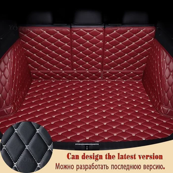 Коврик для багажника автомобиля из натуральной кожи, изготовленный на заказ для Tesla Всех моделей Medels 3 Model S MODEL X MODEL Y 2014-2023 Автоматические накладки для ног