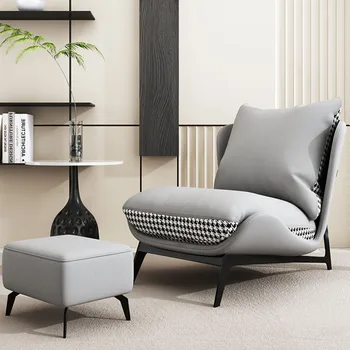 кожаные игровые стулья для гостиной диван офисный туалетный столик дизайнерские стулья для чтения в саду точная копия удобной мебели для дома poltrona