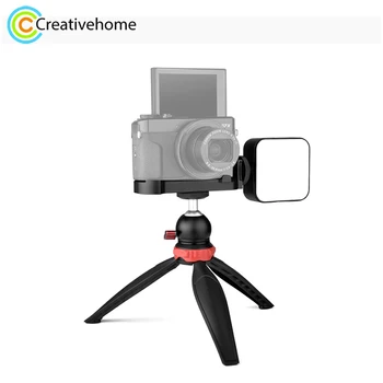 Комплект базовой L-образной платы расширения камеры YELANGU CL9-A со светодиодной подсветкой + Штатив + Шаровая головка для Canon G7X2/G7X3
