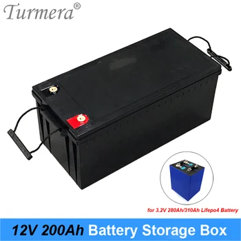 Коробка для хранения батареек Turmera 12V с ЖК-дисплеем для 3,2 V 200Ah 280Ah 310Ah 320Ah Lifepo4 Аккумулятор Солнечной энергетической системы или ИБП