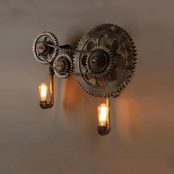 Креативный Настенный светильник с механическим Приводом, Студийный Промышленный Бар, Дизайнерские Декоративные Лампы, Настенный светильник