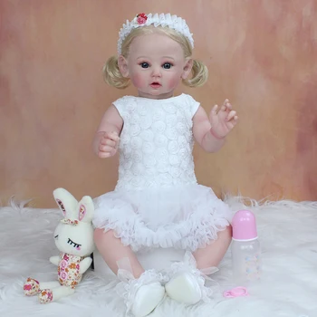 Кукла Реборн Милая игрушка для девочек Подарок на день рождения Силиконовые munecas para ninas bebe reborn de silicone solido molinho