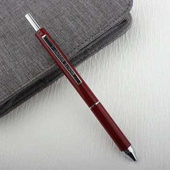 Металлическая Многоцветная ручка Шариковая ручка с датчиком силы тяжести 4 В 1, Шариковая ручка 3 Цветов и 1 Механический карандаш, Офисные Школьные Канцелярские принадлежности Gfit