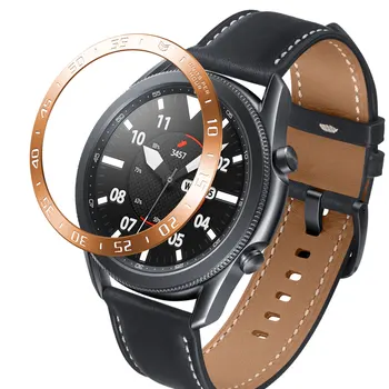 Металлический ободок Для Samsung Galaxy Watch 4 Classic/46 мм/42 мм/3 45 мм 41 мм Gear S3 Frontier Аксессуары для Защиты от падения, кольцо-чехол