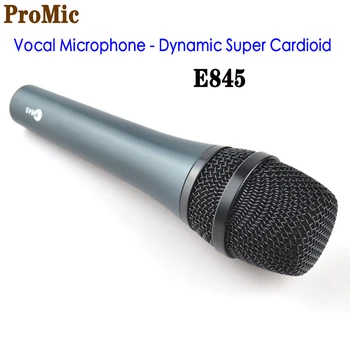 Микрофон E845 Проводной Динамический микрофон e845 MIC Для живого вокала, сценического выступления, пения в караоке, игр