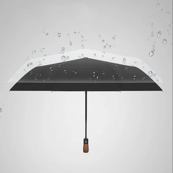 Многофункциональный Ветрозащитный Автоматический Зонтик Дождь Для Скандинавской Большой Бизнес Зонтик Светоотражающий Складной Бытовых Пункт